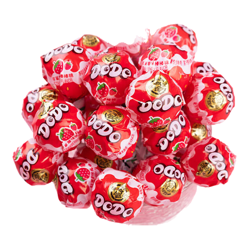 徐福记 橡皮糖夹心棉花糖 混合棒棒糖 600g（约48个） 12.9元