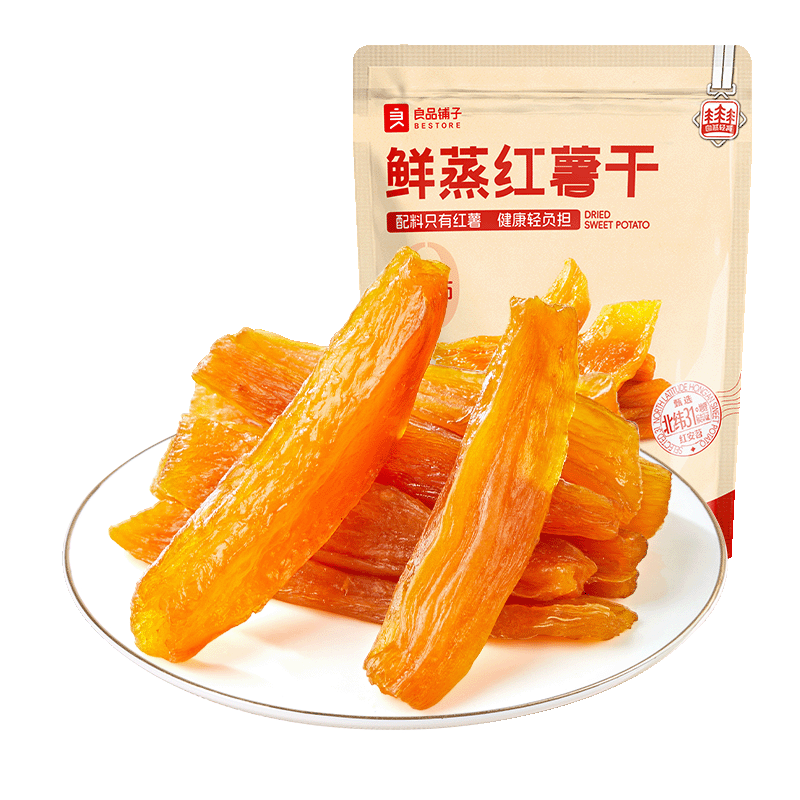 良品铺子 原蒸红薯干 500g 12.9元（需领券）