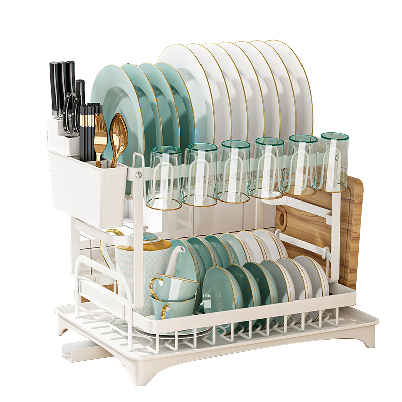 太力厨房置物架碗碟置物架碗架碗筷沥水架台面收纳架用具置物架大全 54.06