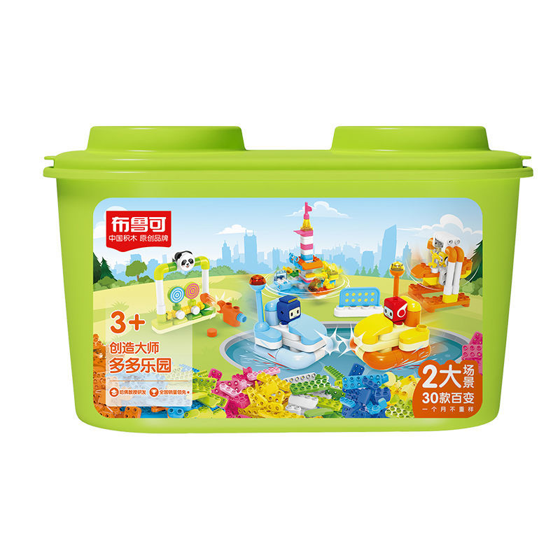 BLOKS 布鲁可积木 创造大师积木桶系列 多多乐园 68.6元（需用券）