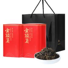 概率券：去寻茶叶特级金骏眉红茶礼盒罐装500g 39.93元