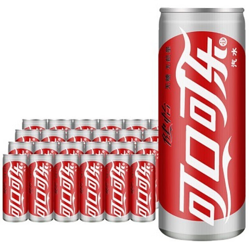 Coca-Cola 可口可乐 健怡无糖可乐330ml*24罐 38.8元（需买2件，共77.6元包邮，需