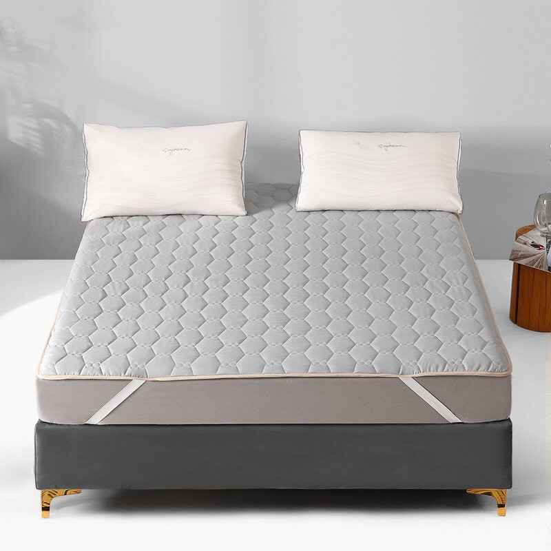 MERCURY 水星家纺 大豆软床垫保护垫褥子厚床单宿舍单人单件床盖床罩柔肤1.5