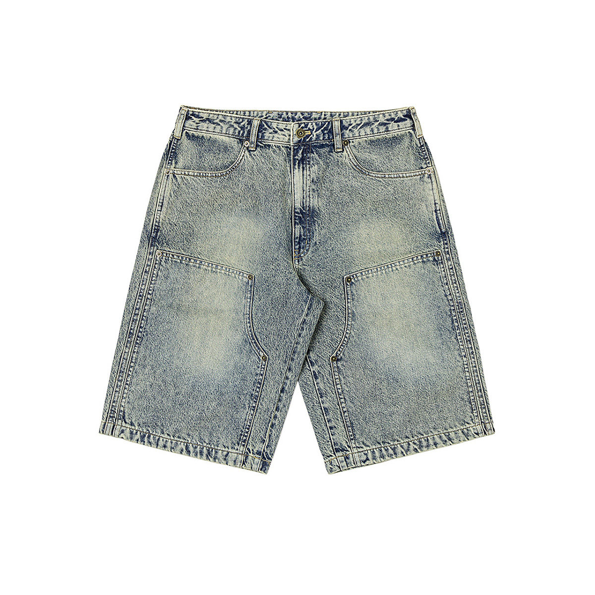 Dickies 帝酷适26春夏新款牛仔工装短裤前侧贴片装饰双膝短裤男女J 185.6元（