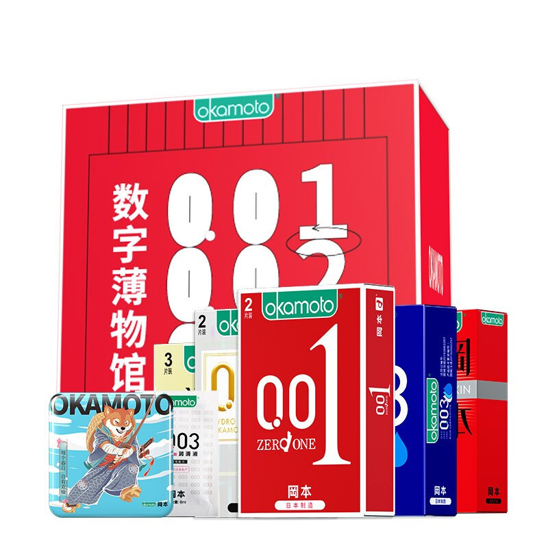 移动端、京东百亿补贴：冈本 数字薄物馆安全套礼盒 14片 99元包邮