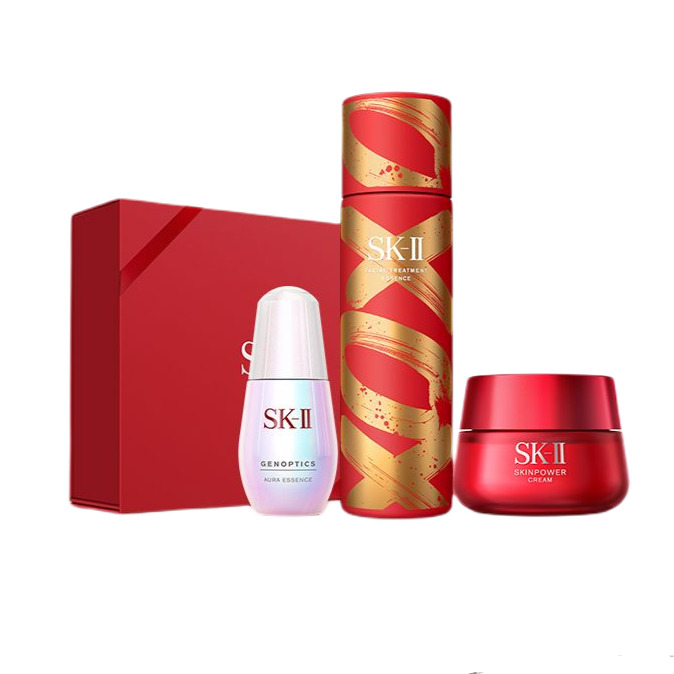 SK-II 神仙水精华液面霜抗皱保湿护肤品礼盒skllsk2 3200元