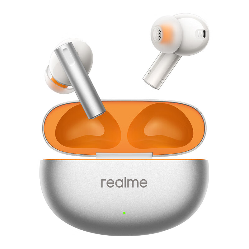 realme 真我 Buds Air 6 真无线主动降噪蓝牙耳机 钛空橙 267元