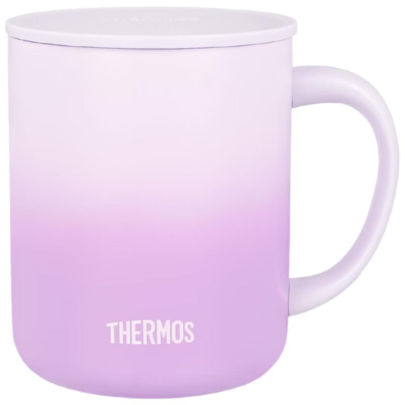 THERMOS 膳魔师 保温杯男女商务办公不锈钢保温水杯JDG-452-GLV 薰衣草紫 89元