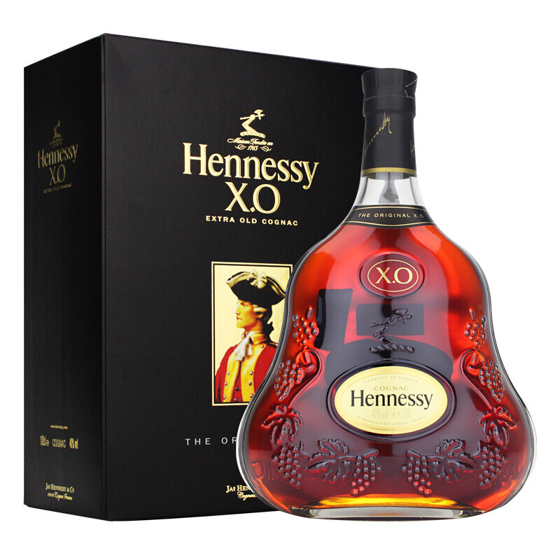 Hennessy 轩尼诗 X.O 干邑白兰地 40%vol 1000ml 单瓶装 1400元