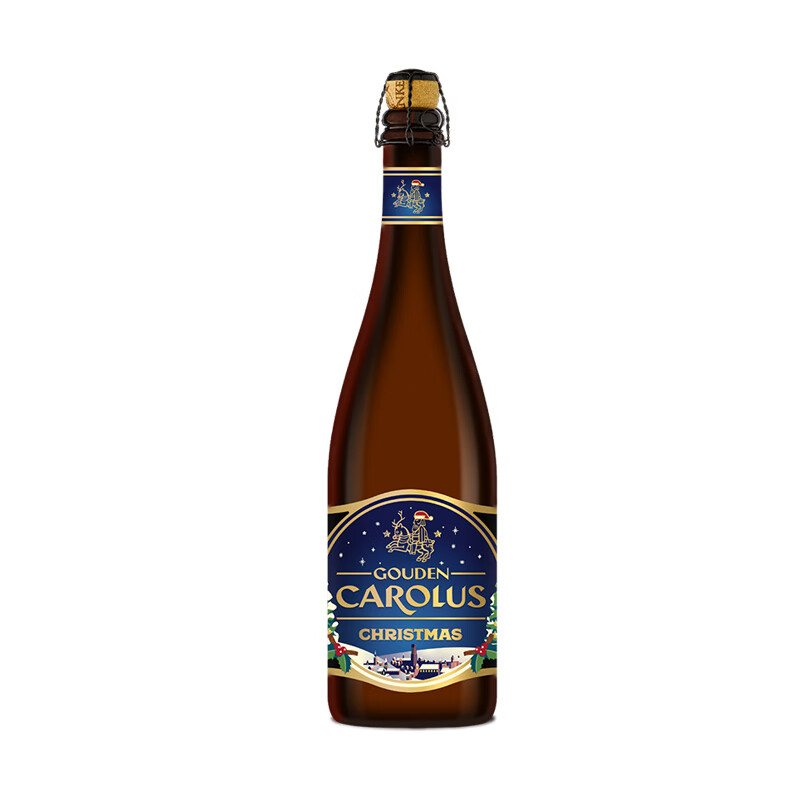 圣诞一杯微醺酒：Carolus Gouden 金卡露 圣诞啤酒 750ml 单瓶装 95.95元（需买2件