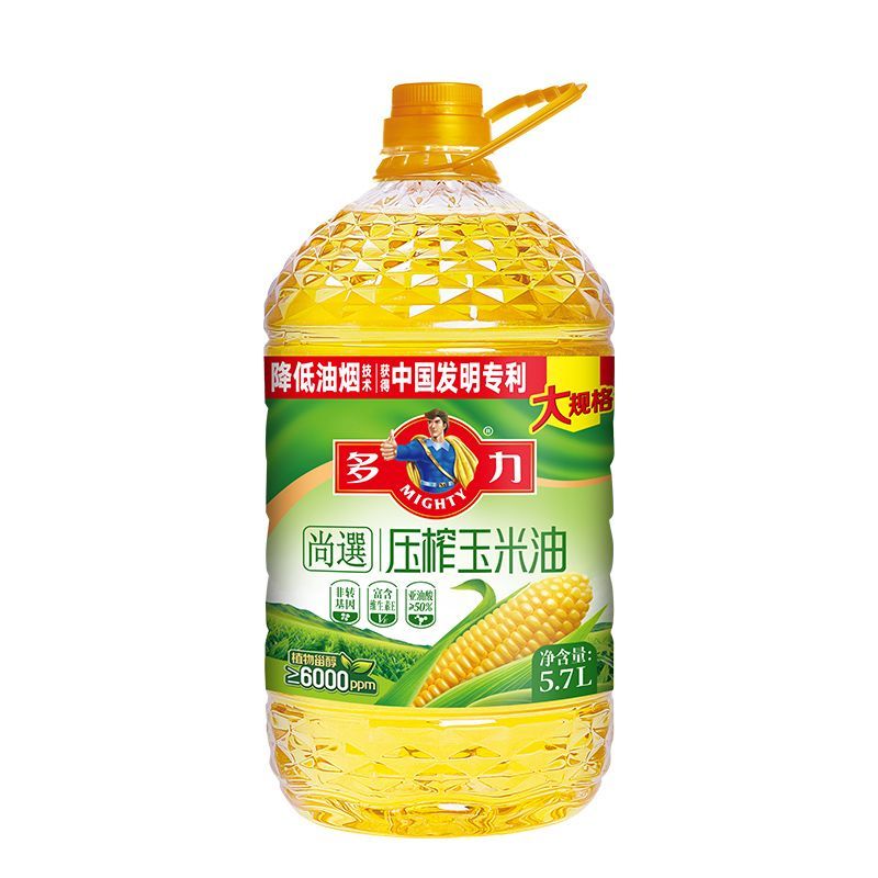 多力 尚选压榨玉米油 5.7L 食用油 48.86元 - 线报酷