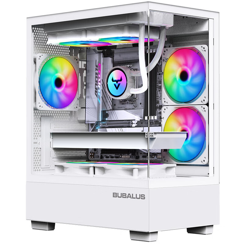 BUBALUS 大水牛 光之境白色电脑机箱 125.67元（需买3件，共377.01元）