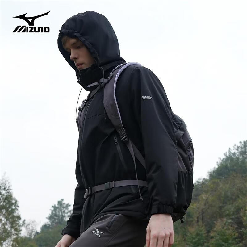 Mizuno 美津浓 户外棉服男防风防水防污男士外套保暖防风棉衣 399元