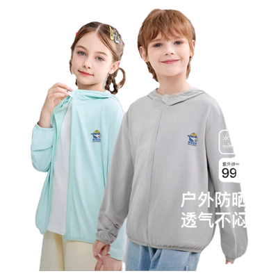 马克华菲 UPF50+男女儿童防晒衣 *2件 54.8元（合27.4元/件）+3元淘金币