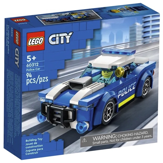 LEGO 乐高 城市系列 60312 警车 68.21元（需买3件，需用券）