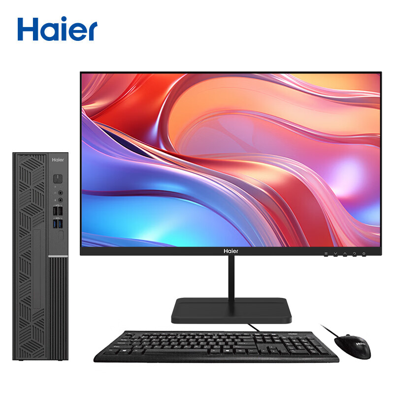 Haier 海尔 天越K9-S11 M 家用企业办公商务台式机（酷睿11代i7/16G+512G SSD/8.4L/Win1