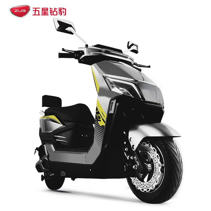 ZUB 五星钻豹 X4 电动摩托车 72V35AH 晨阳灰 2999元包邮