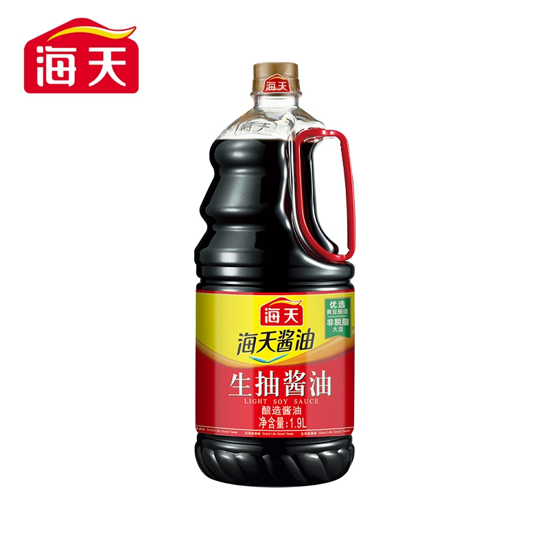 海天生抽酱油1.9L，百补7.9 券后14.9元