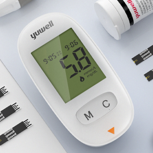 鱼跃 580 血糖仪 （100片试纸+100采血针） 85.44元