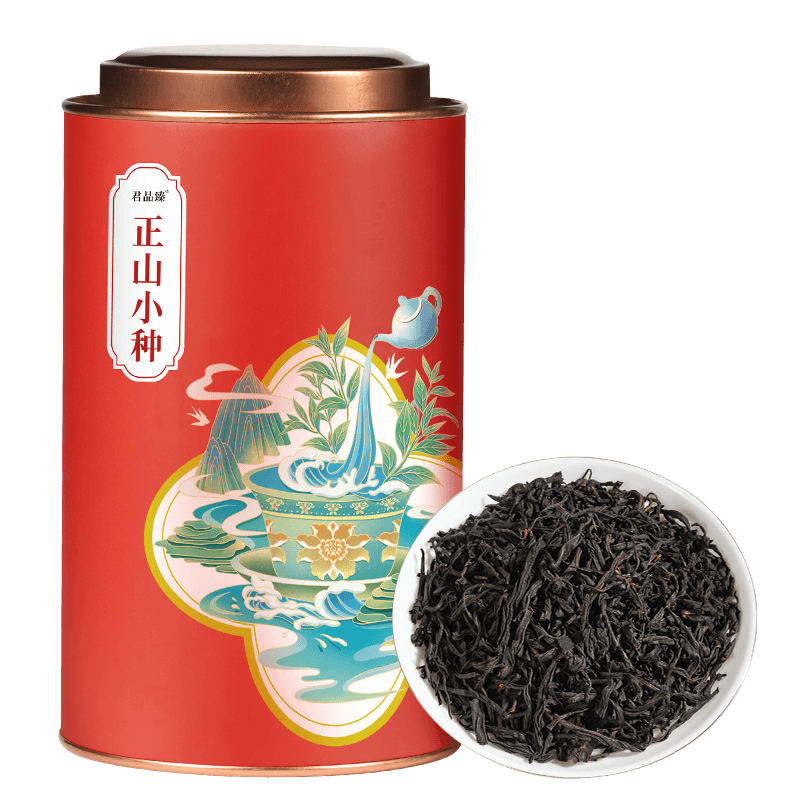 PLUS会员: 君品臻 武夷山正山小种红茶 500g/罐 28.41元包邮（需关注店铺）
