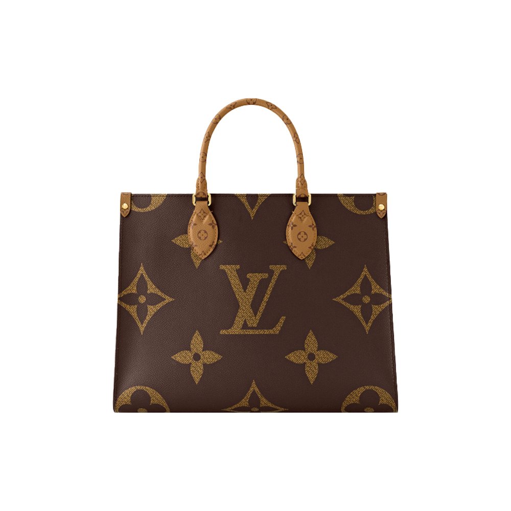 LOUIS VUITTON 路易威登 欧洲直邮Louis Vuitton/路易威登ONTHEGO女士老花拼色手提托