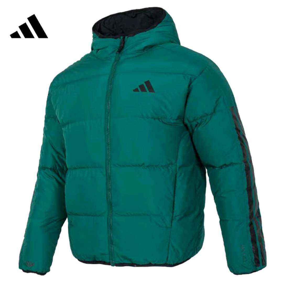 PLUS会员：（adidas）阿迪达斯 外运动训练休闲羽绒服外套JM4624 JM4624【2024冬季