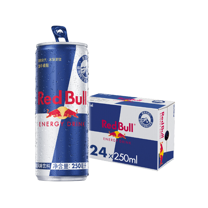 Red Bull 红牛 奥地利进口红牛RedBull运动维生素能量饮料 整箱24罐 149.25元