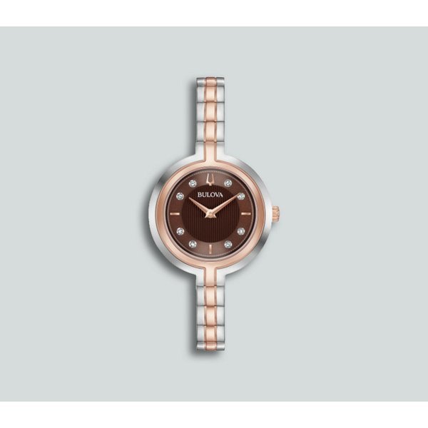 bulova 宝路华 rhapsody系列 98p194 女士镶钻手镯式腕表 新低399.