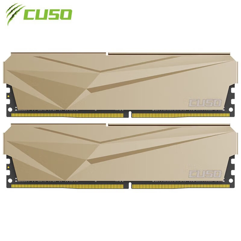 CUSO 酷兽 夜枭系列 DDR4 3200MHz 台式机内存 32GB（16GBX2）套装 329元（需用券）