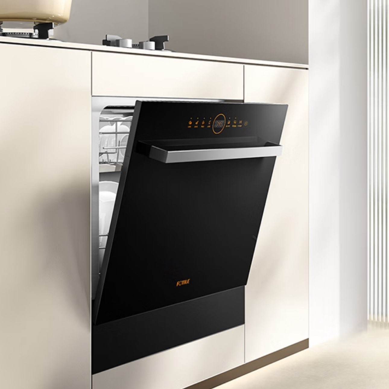 预售：方太洗碗机N1S 13套大容量 家用嵌入式 灶下安装 100°全域蒸汽除菌 一