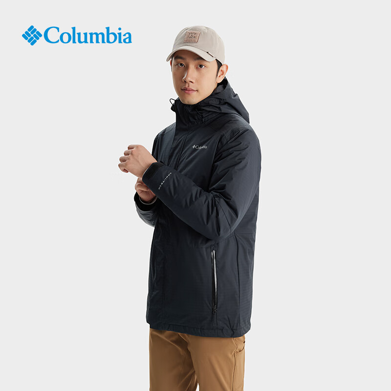 Columbia 哥伦比亚 男子银点三合一冲锋衣 WE9872 010 1175元包邮