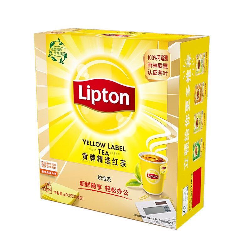 Lipton 立顿 黄牌 精选红茶 200g 33.61元（需用券）