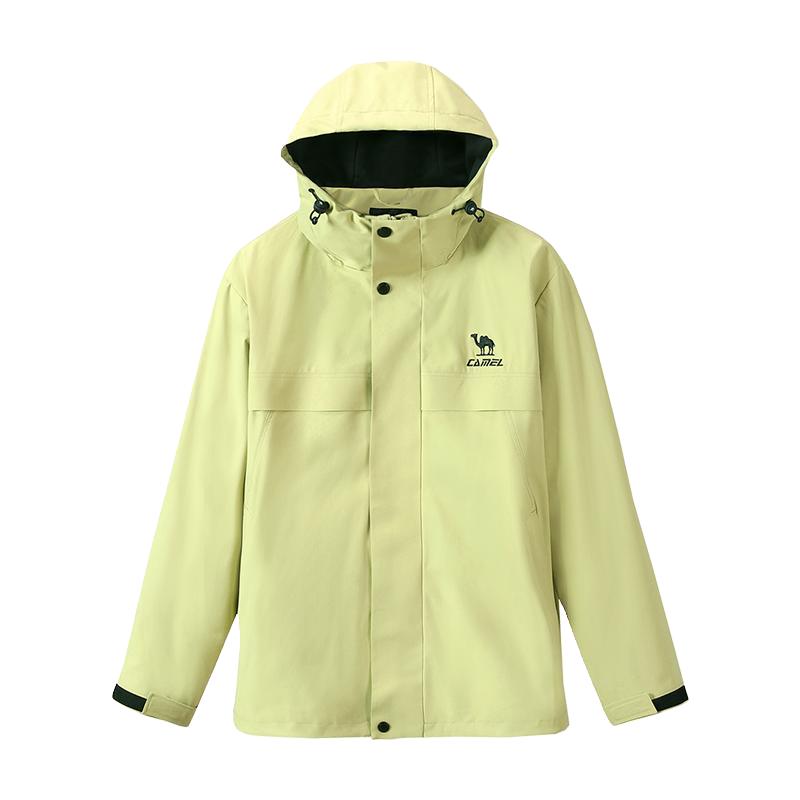 88VIP：骆驼 全地形夹克三防外套女款男款秋冬户外运动防风防水红色登山服 