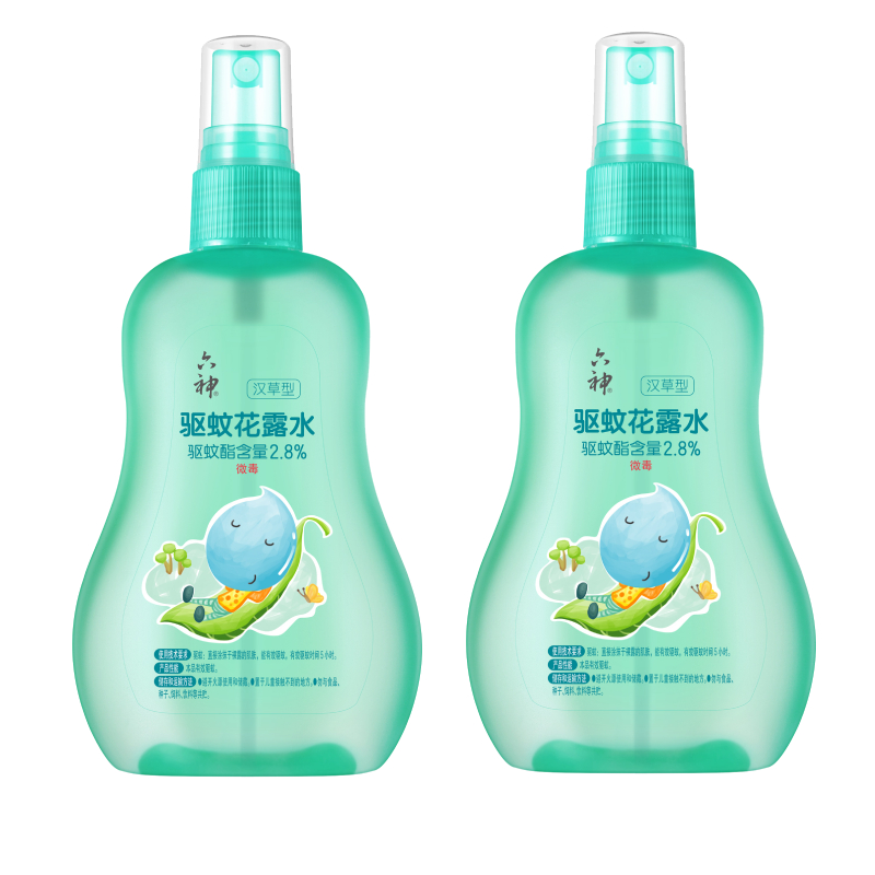 88VIP：六神 儿童驱蚊喷雾花露水160ml*2 清凉留香小瓶驱蚊水液防蚊不叮 20.57