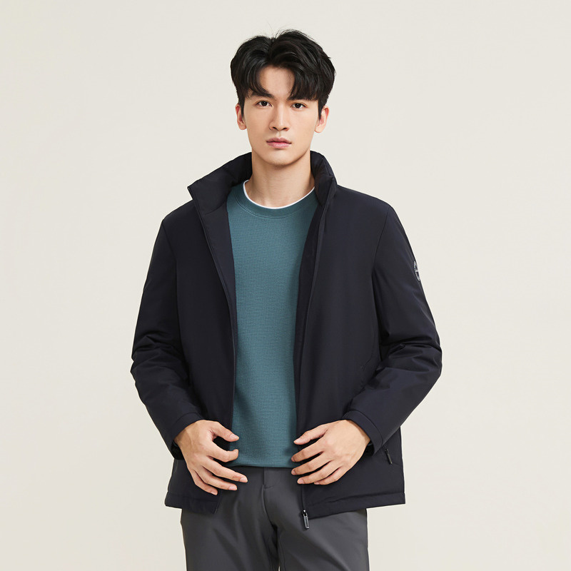 移动端：柒牌 轻薄羽绒服短款男士秋冬新款商务保暖外套男装 437元（需用