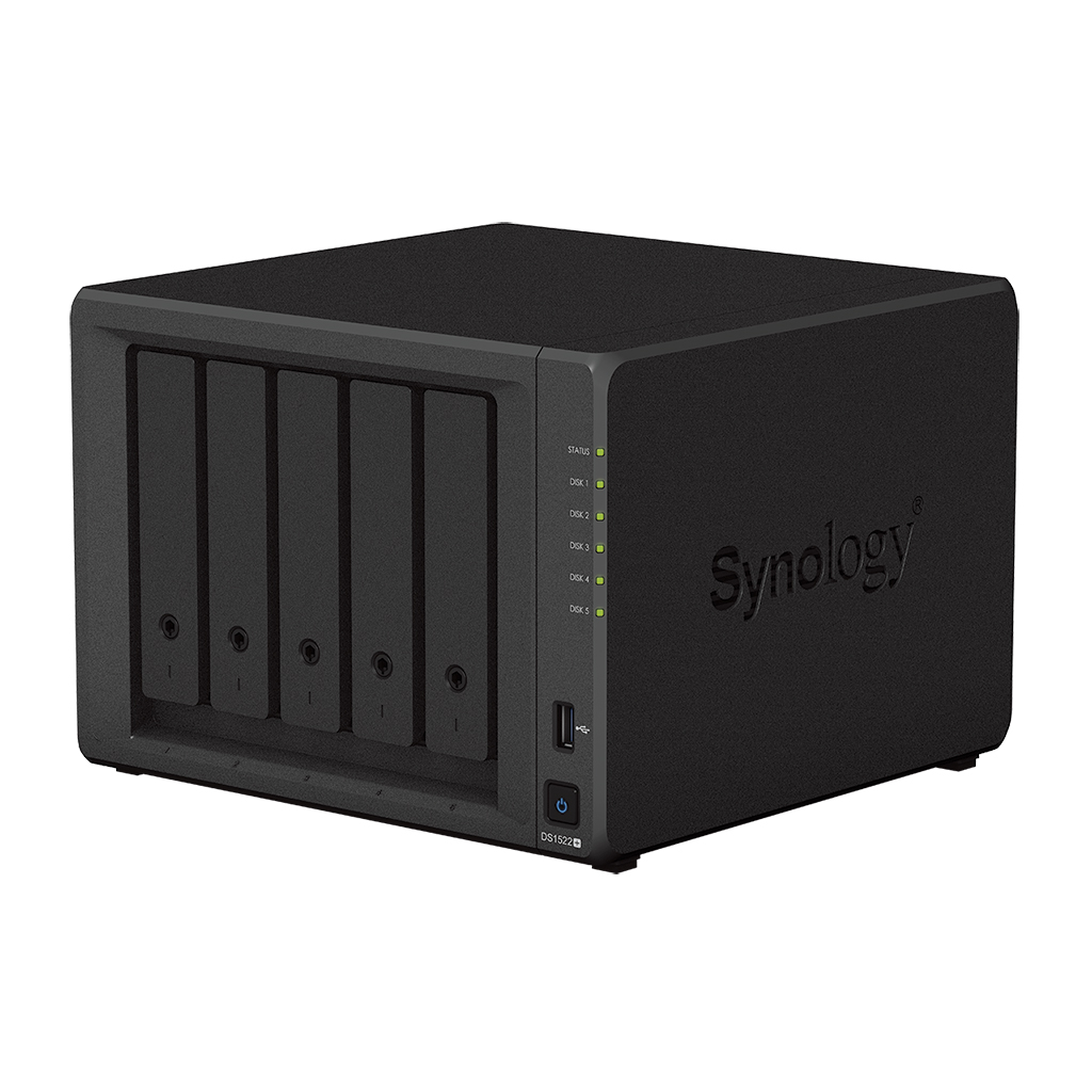 88VIP：Synology 群晖 DS1522+ 5盘位 NAS网络存储器 4767.05元包邮