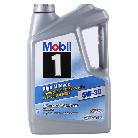 Mobil 美孚 1号 全合成机油 5W-30 高里程 SN级 4.73L *2件 366.94元含税包邮(需用券,合183.47元/件)