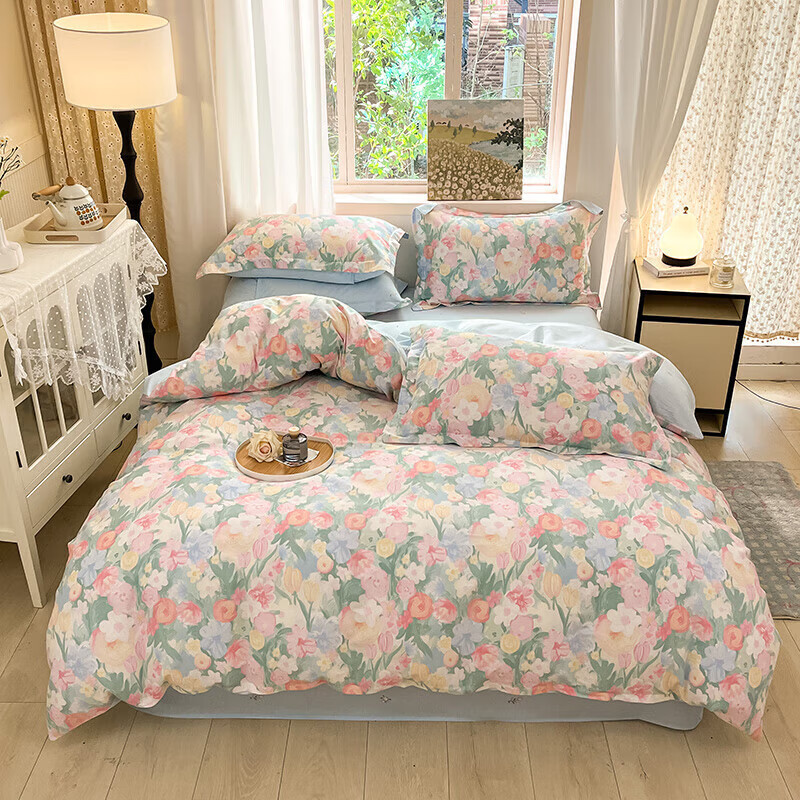 璞語 100%纯棉四件套 200*230cm 99元（需用券）