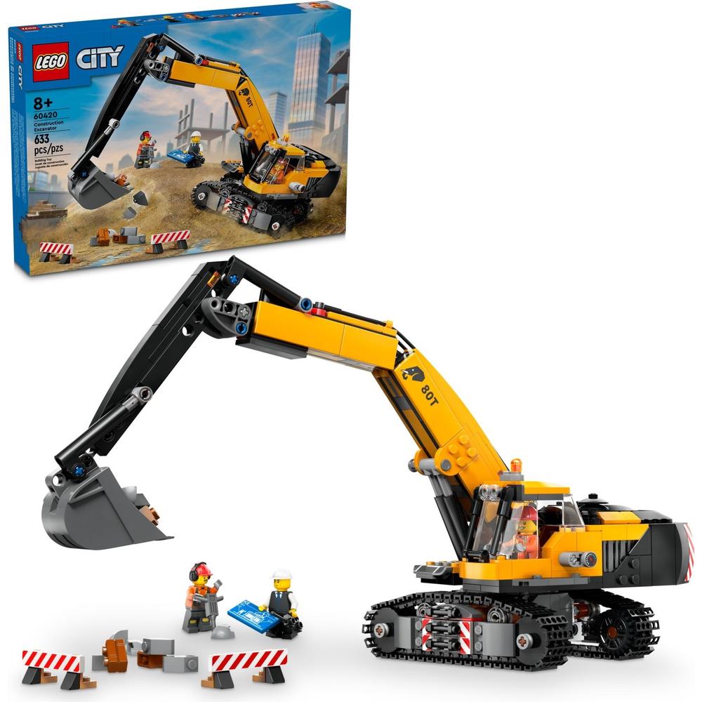 乐高 LEGO City城市系列 60420 黄色挖掘机 274.45元