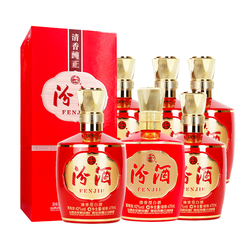 汾酒 1915巴拿马 清香型白酒 42度 475ml*6瓶 整箱装 916.68元（需用券）