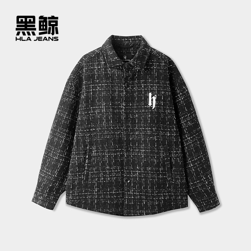 海澜之家 黑鲸 男士翻领夹克 CWJAJ35023A 682元