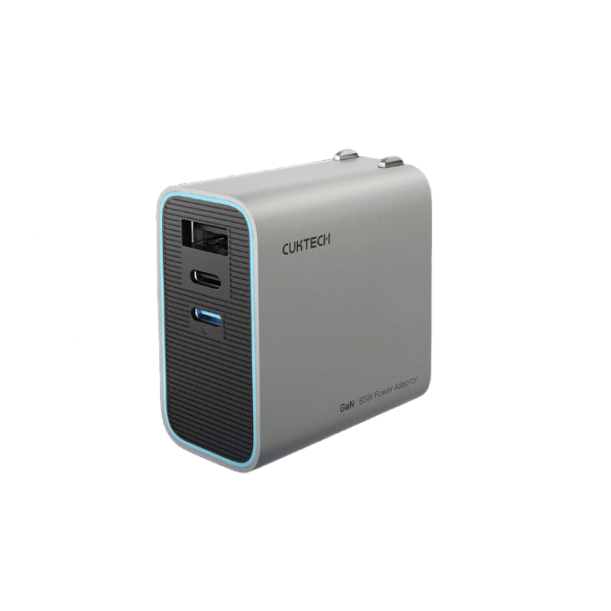 CukTech 酷态科 65W三口氮化镓充电器USB/Type-C快PD20W16///Macbook/ 73元