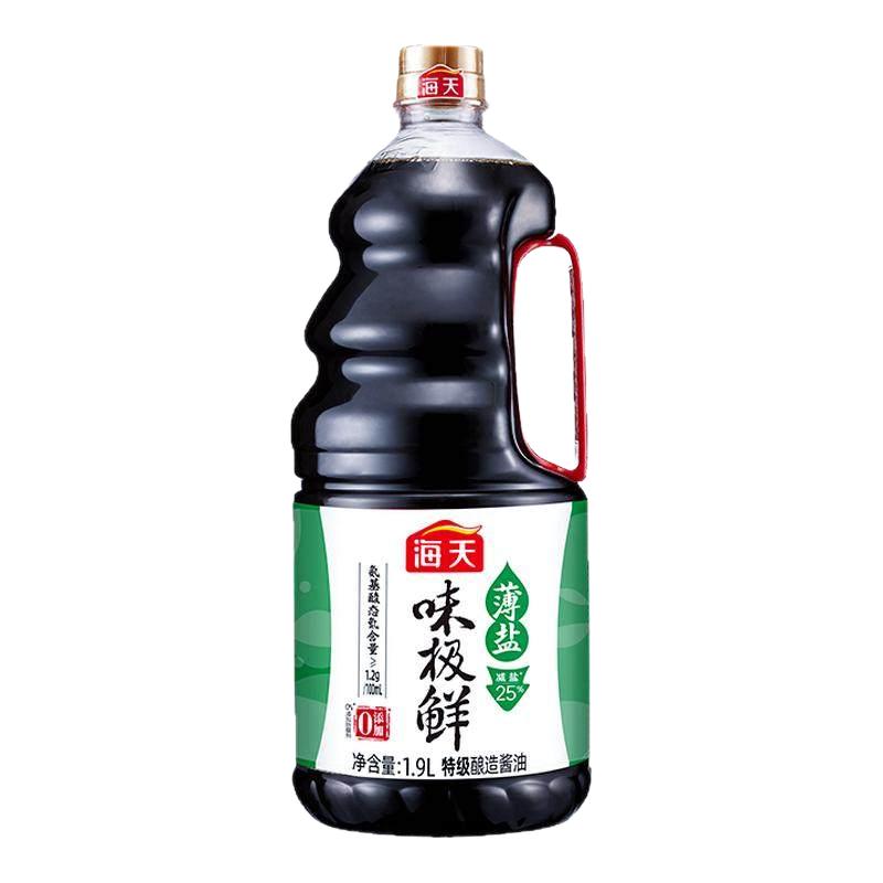 海天 0添加一级酱油 生抽酱油 1元
