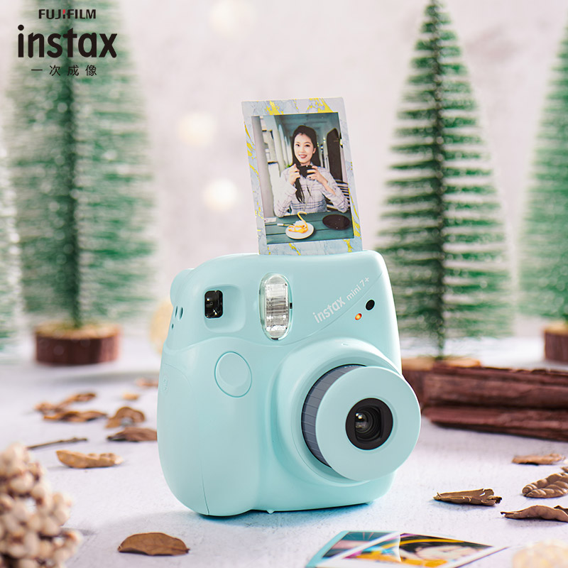 fujifilm富士instax立拍立得一次成像相机mini7mini7cs升级款蓝399元