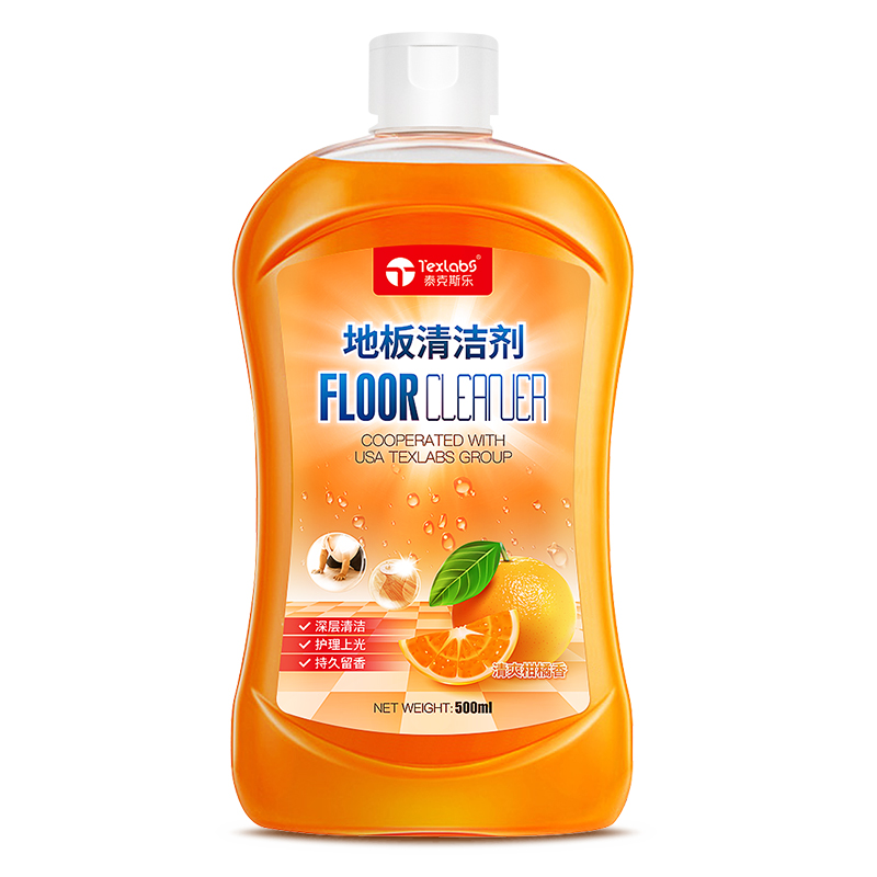 Texlabs 泰克斯乐 地板清洁剂 500ml 清爽柑橘香 0.56元（需用券）