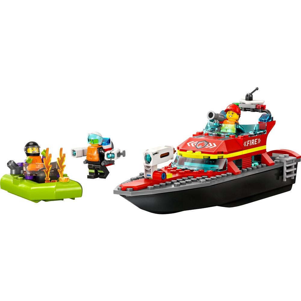 LEGO 乐高 积木玩具 城市系列 60373 消防救援艇 5岁+ 520情人节礼物 摆件 95.95元