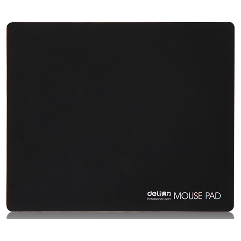 得力 耐磨办公游戏鼠标垫 办公用品 家用鼠标垫办公电脑桌垫黑色3691 13.6元