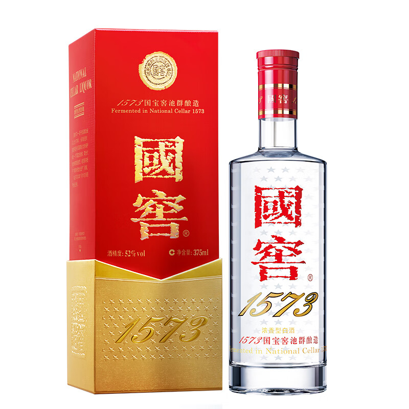 国窖1573泸州老窖 国窖1573白酒 52度 375ml 盒装 婚宴 自饮 375ml 699元 - 86线报