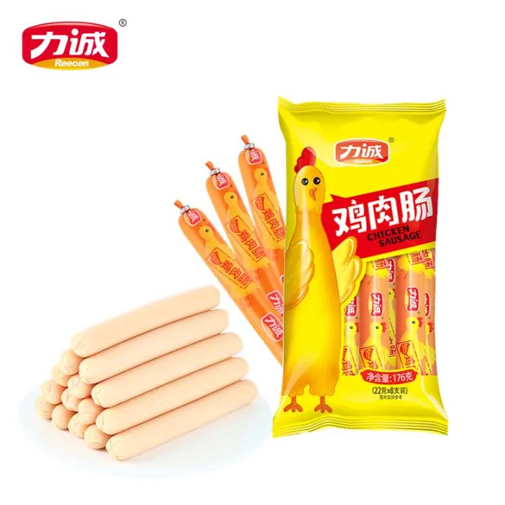 力诚 开袋即食 鸡肉肠 176g × 3件 7.9元（需领券，合2.63元/件）