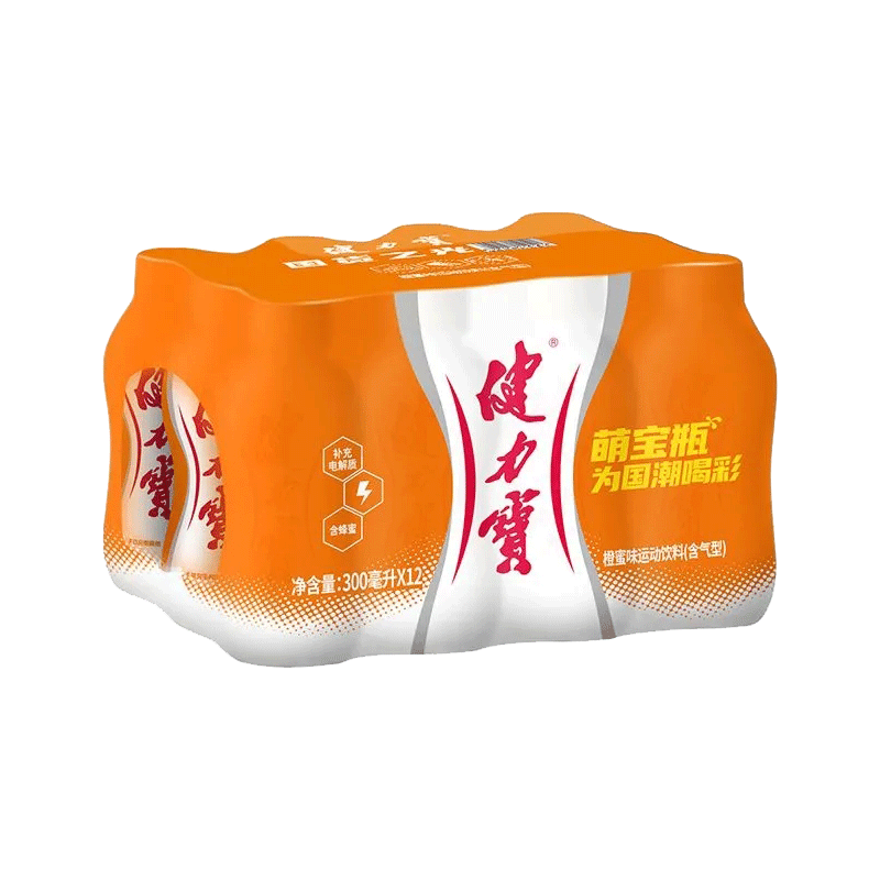 JIANLIBAO 健力宝 橙蜜味 300ml*6瓶 ￥7.8